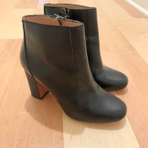 Madewell Ankle Boots Black Booties